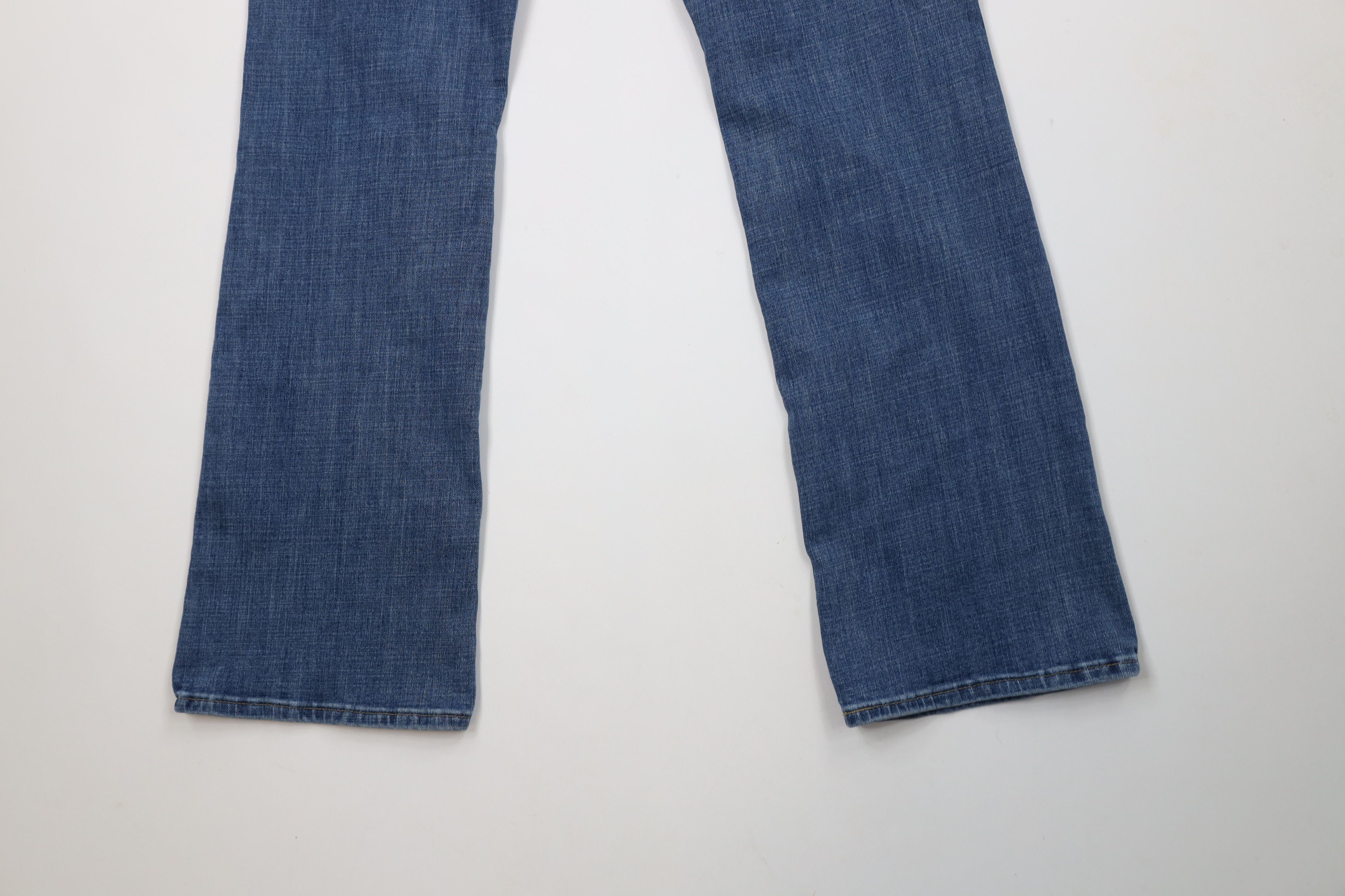 Levi's × Vintage Vintage Y2K Levis Stretch Flared Bootcut Denim Jeans Size 30" / US 8 / IT 44 - 13 Thumbnail