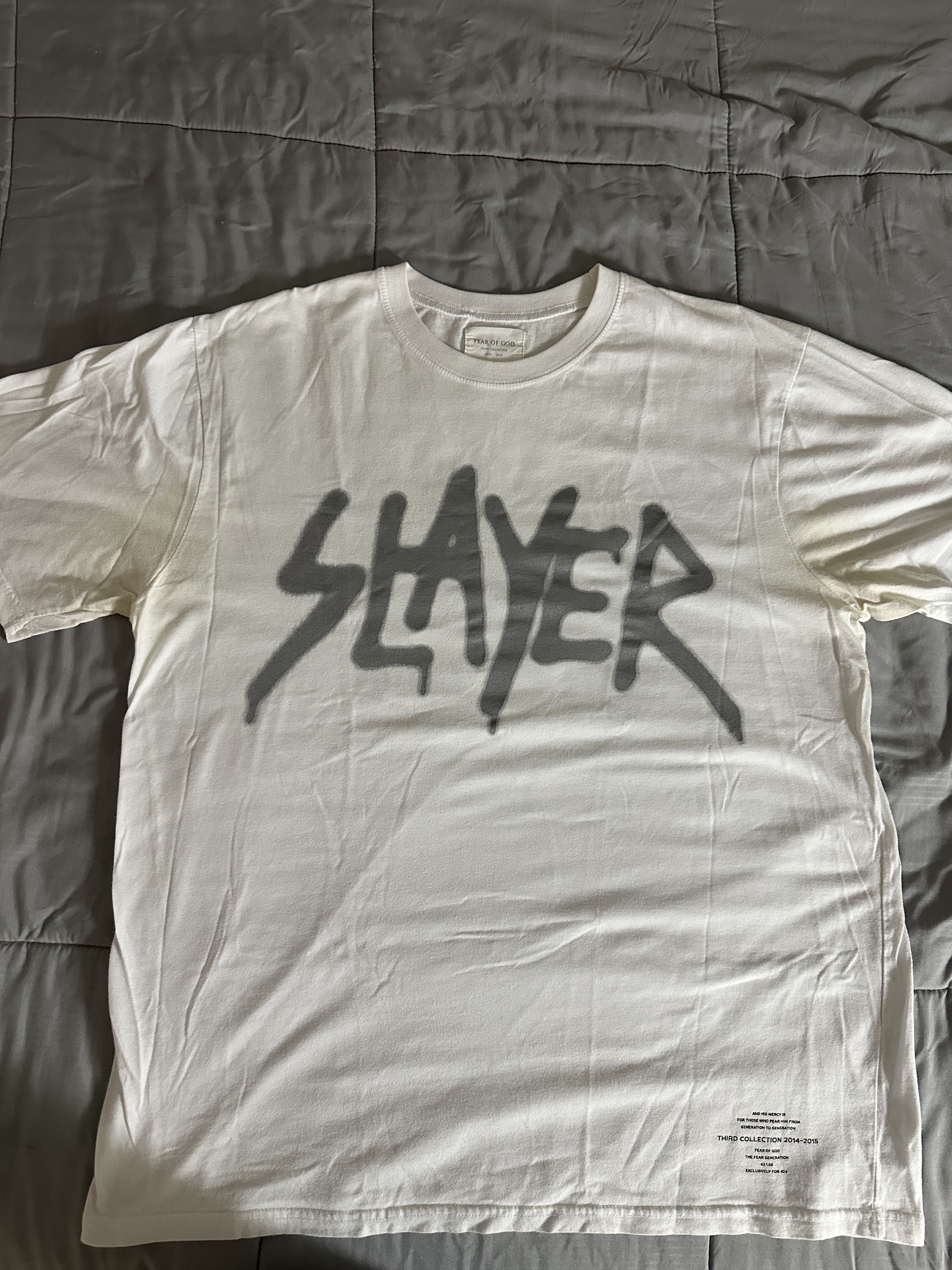 Fear of God ‘Obituary’ vintage Tシャツ Used Fear of God XL Obituary Vintage T-Shirt Maxfield