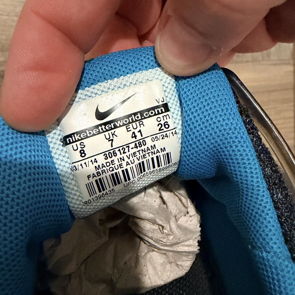Nike 2014 Nike Air Huarache Light Ultramarine 306127-480 Size US 8 / EU 41 - 6 Thumbnail