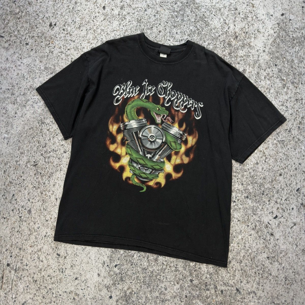 Vintage Thrashed Faded Distressed Choppers Shirt ERD Grunge WCC Size US XL / EU 56 / 4 - 5 Thumbnail
