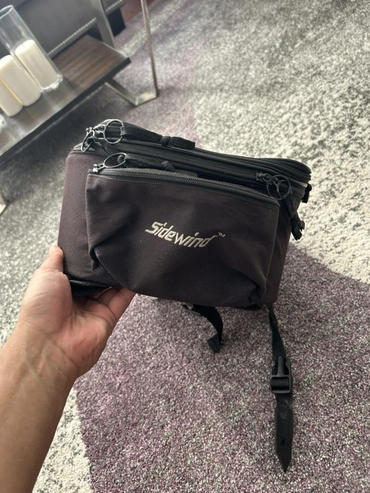 Designer Sidewind Magnetic Motorcycle Tank Bag – Modular Storage Size ONE SIZE - 1 Thumbnail