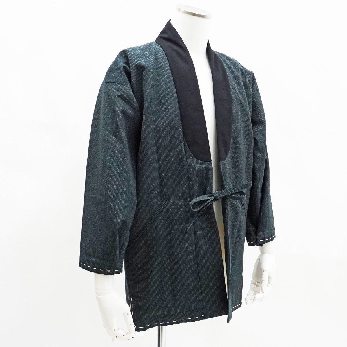 Visvim visvim ss17 Dotera Kimono Coat wool stripe Size US M / EU 48-50 / 2 - 8 Thumbnail