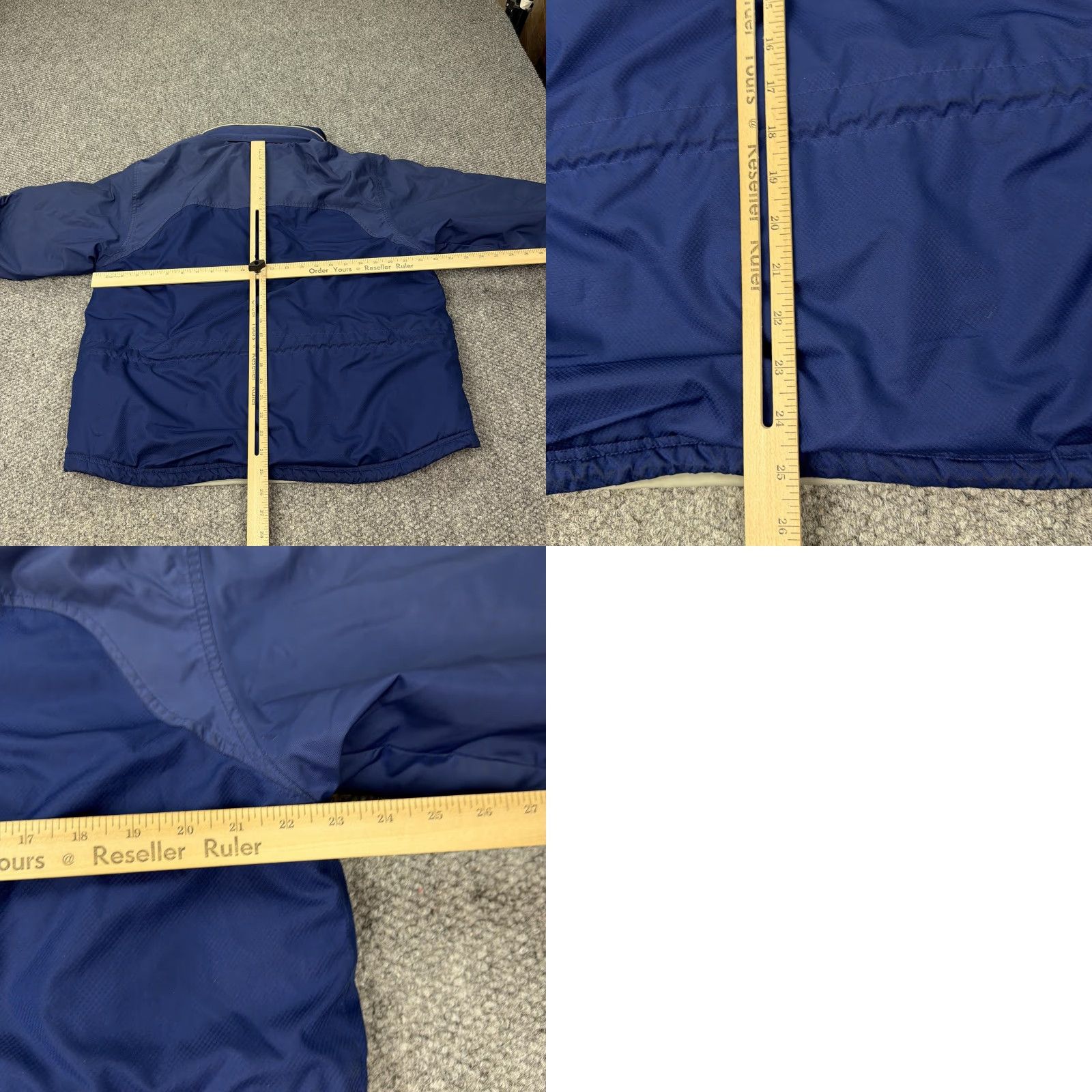 Barker Marker Ski Jacket Womens 12 Blue Hooded Insulated Snow Winter Coat Ski Vtg Size XL / US 12-14 / IT 48-50 - 10 Thumbnail
