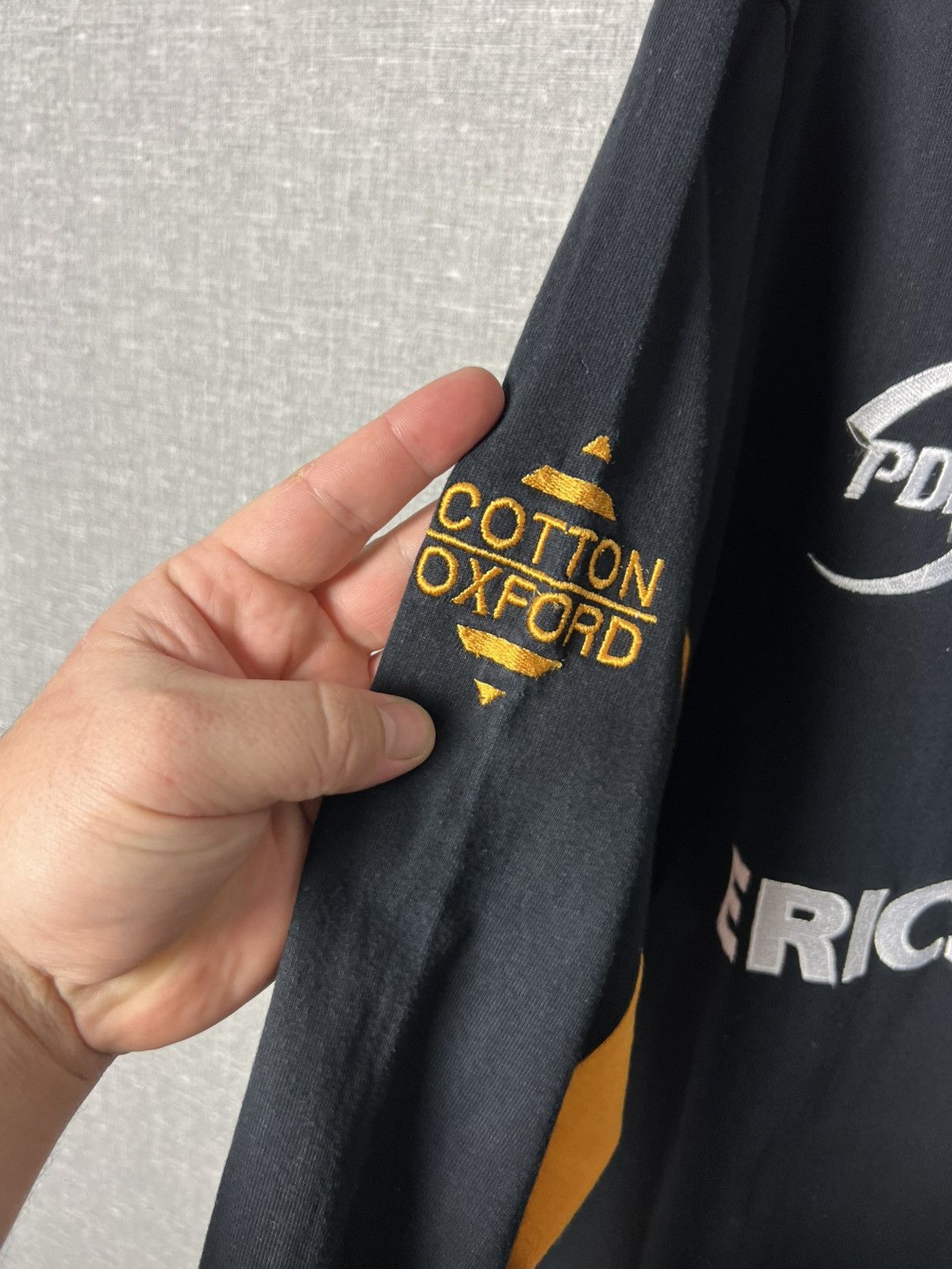Cotton Traders Vintage 1998 Cotton Oxford WASPS Long Sleeve Rugby Jersey Size US L / EU 52-54 / 3 - 10 Thumbnail