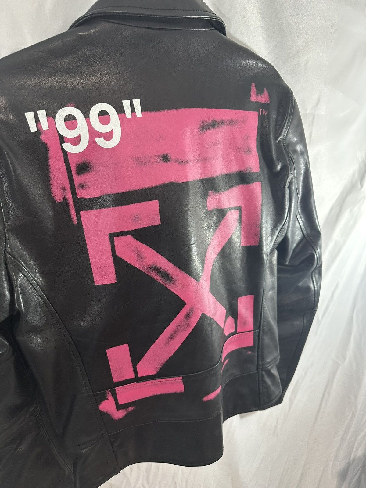 Off-White OFF WHITE LEATHER JACKET Size US S / EU 44-46 / 1 - 10 Thumbnail