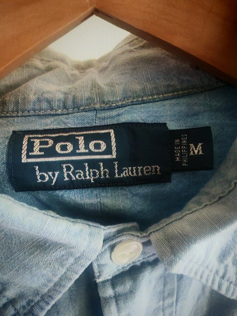 Polo Ralph Lauren Polo Ralph Lauren Chambray Military Work Shirt Size US M / EU 48-50 / 2 - 8 Thumbnail