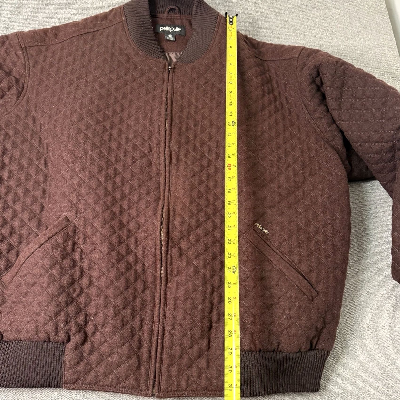 Pelle Pelle VINTAGE Pelle Pelle Wool Blend Jacket Bomber 5XL BIG & TALL Brown Mens Size US XXL / EU 58 / 5 - 8 Thumbnail
