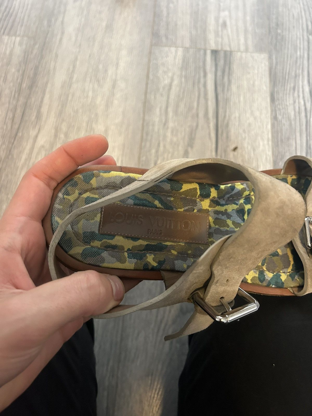 Louis Vuitton Louis Vuitton Camo Sandals Size US 9 / EU 42 - 4 Thumbnail