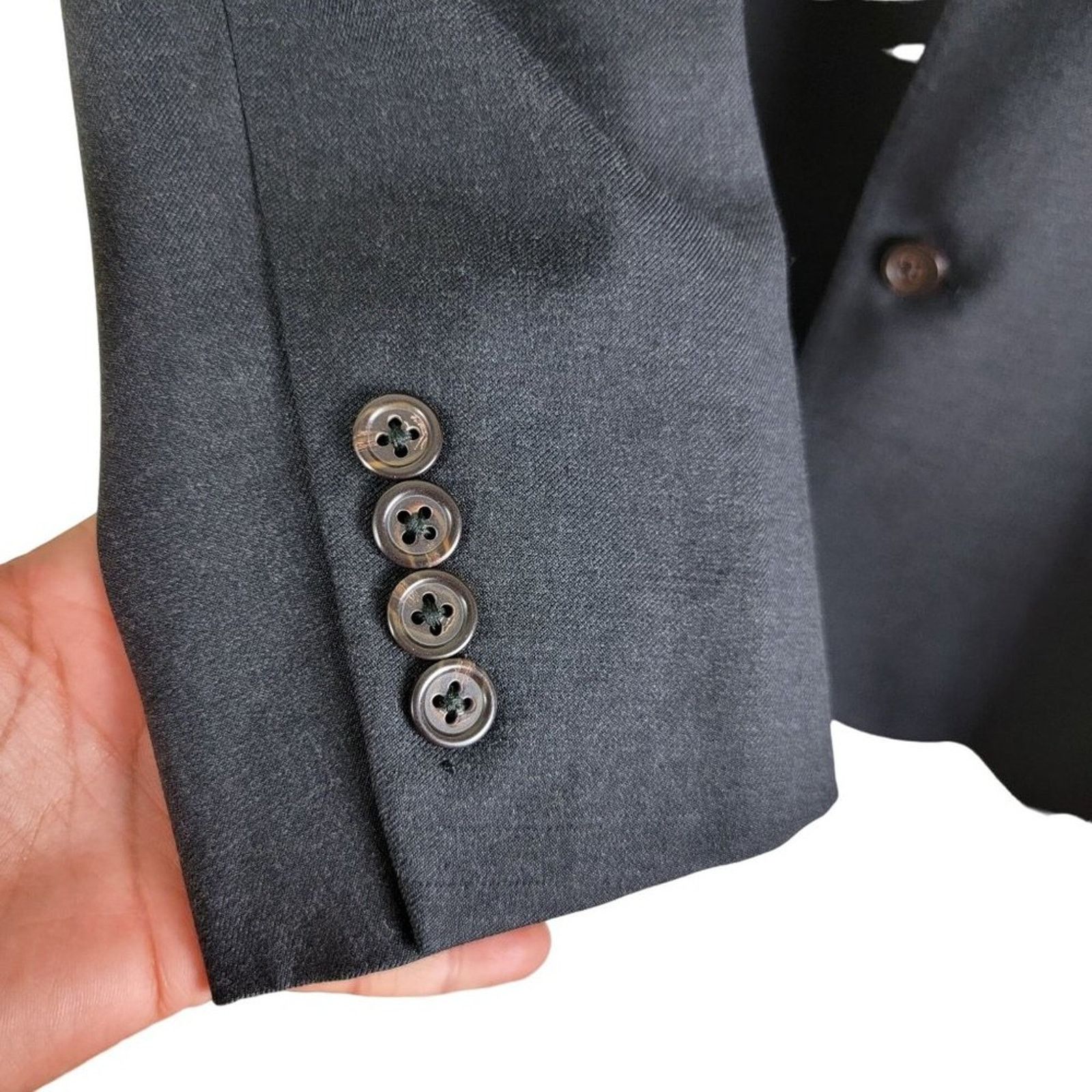 Polo Ralph Lauren Polo Ralph Lauren Mens Tweed Wool Blazer Sport Coat size 42S Size 42S - 5 Thumbnail