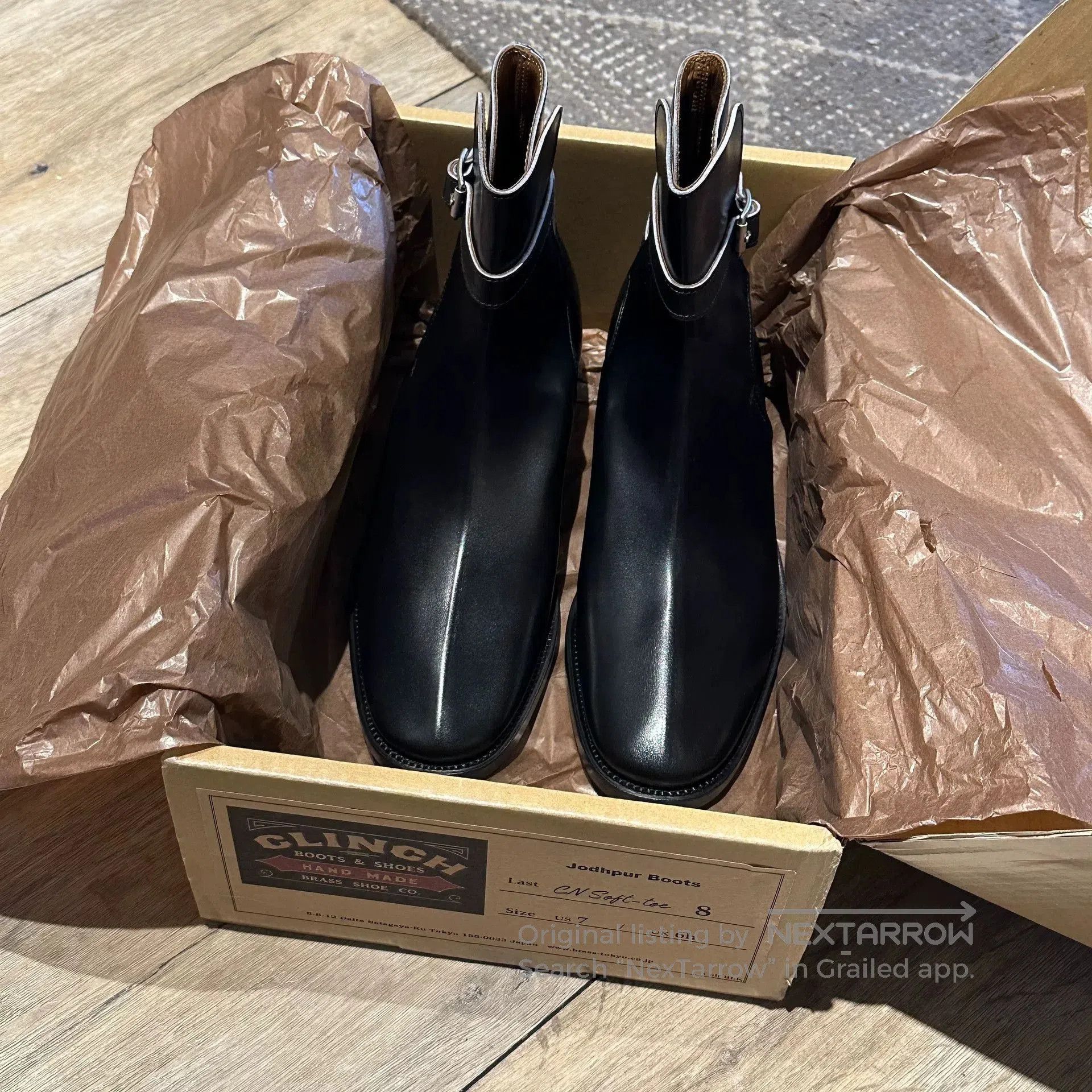 Clinch Boots Clinch Jodhpur Black Leather Boots. Size US 7 / EU 40 - 3 Thumbnail