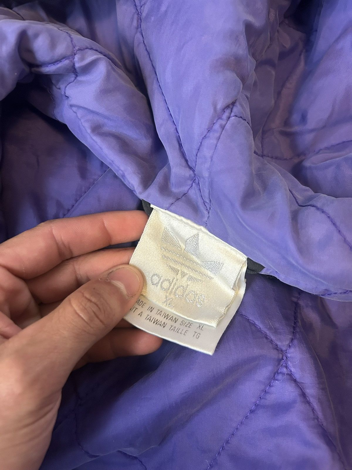 Adidas Black And Purple Adidas Jacket Size US L / EU 52-54 / 3 - 2 Thumbnail