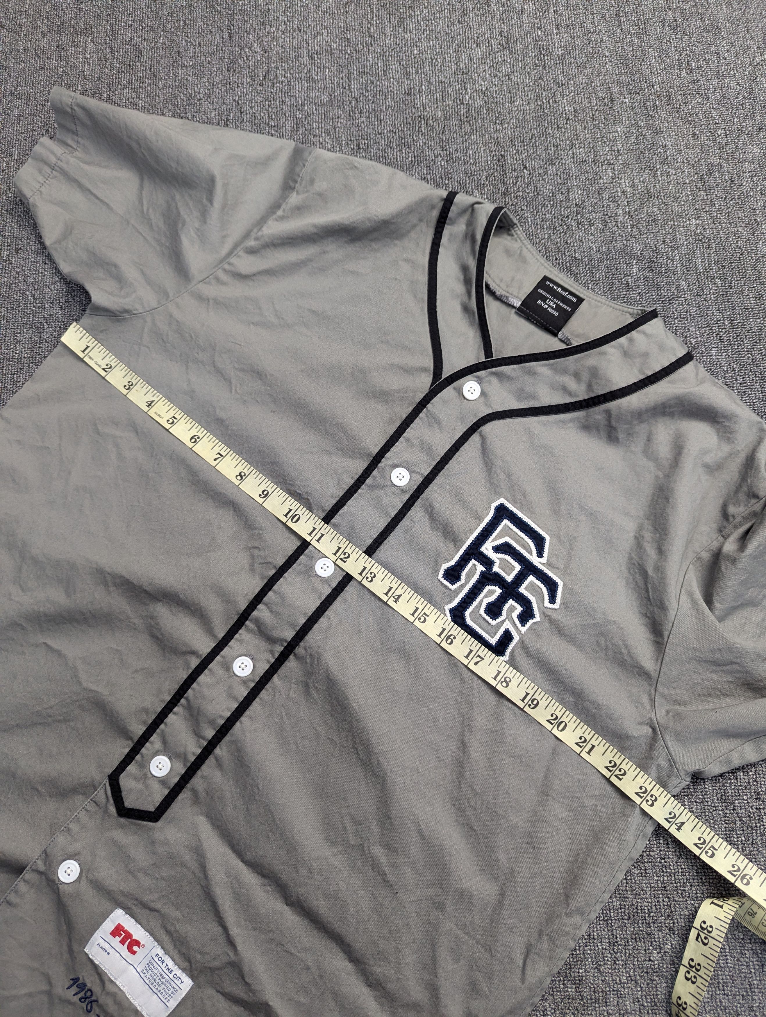 FTC FTC Skateboarding Short Sleeve Baseball Shirt Size L Size US L / EU 52-54 / 3 - 11 Thumbnail