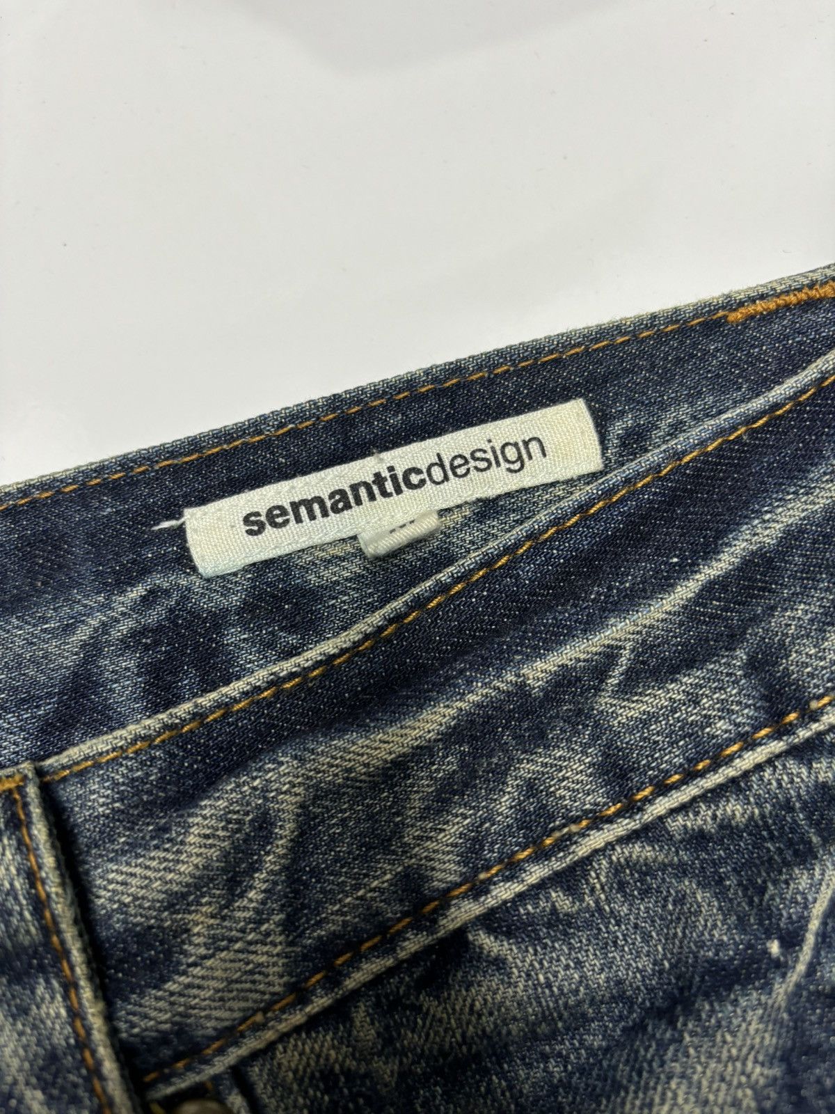 14th Addiction FLARE ARCHIVE‼️SEMANTIC DESIGN CHAOS DISTRESSED FLARED DENIM Size US 32 / EU 48 - 12 Thumbnail