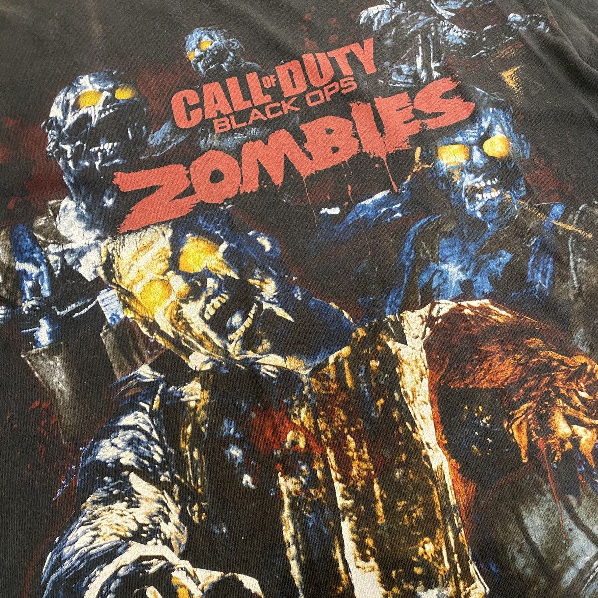 Designer × Microsoft × Vintage Vintage Call Of Duty Black Ops Zombie Black Shirt Size US L / EU 52-54 / 3 - 6 Thumbnail