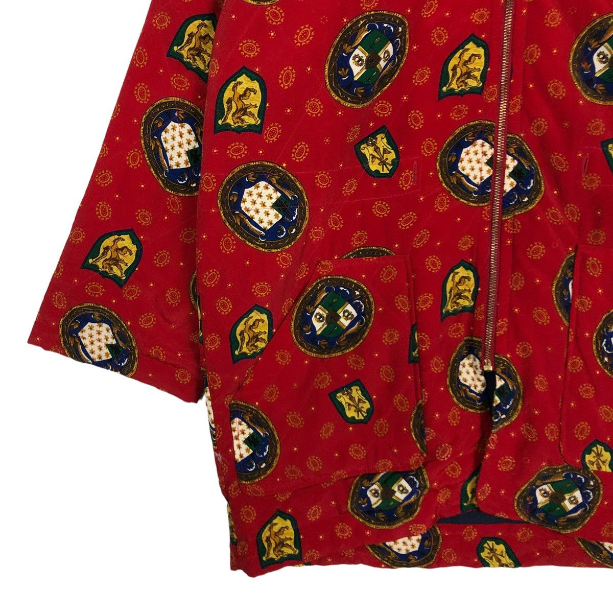 Japanese Brand 🔥VINTAGE CLASSIC JACKET FULL PRINT NOASISTER ISSEY MIYAKE Size L / US 10 / IT 46 - 6 Thumbnail