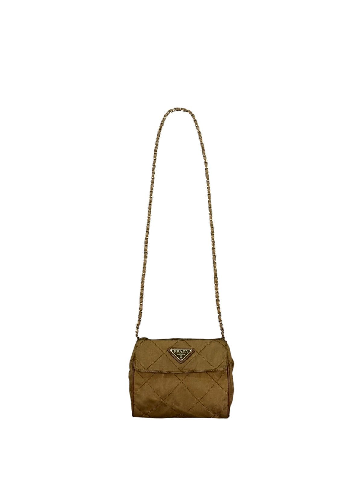 Prada RARE VINTAGE PRADA QUILTED MINI SHOULDER/CROSSBODY BAG Size ONE SIZE - 1 Thumbnail