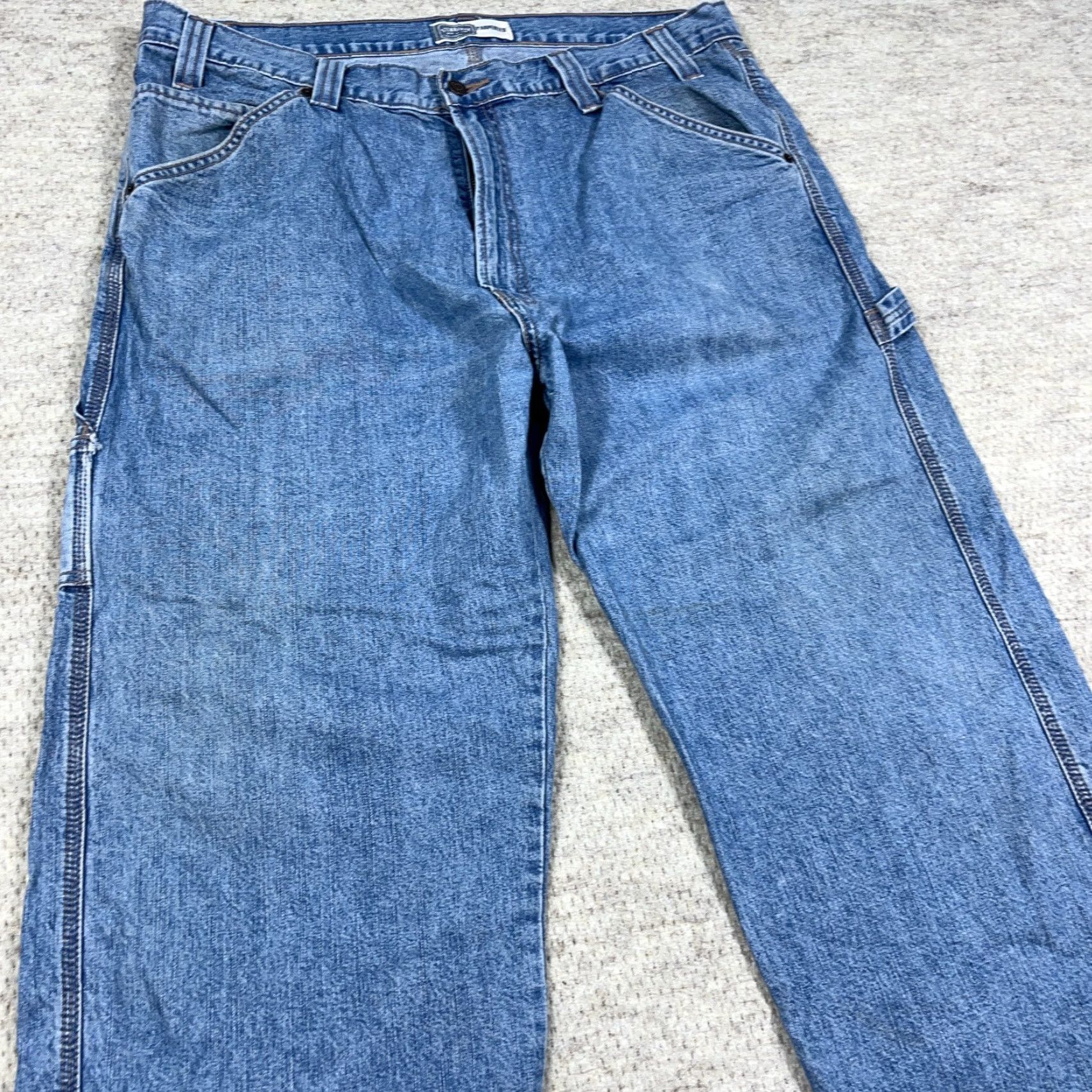 Levi's VINTAGE Levi's Jeans Men 38x30 Baggy Carpenter 5-Pocket Denim Blue Grunge Work Wear Size US 38 / EU 54 - 7 Thumbnail