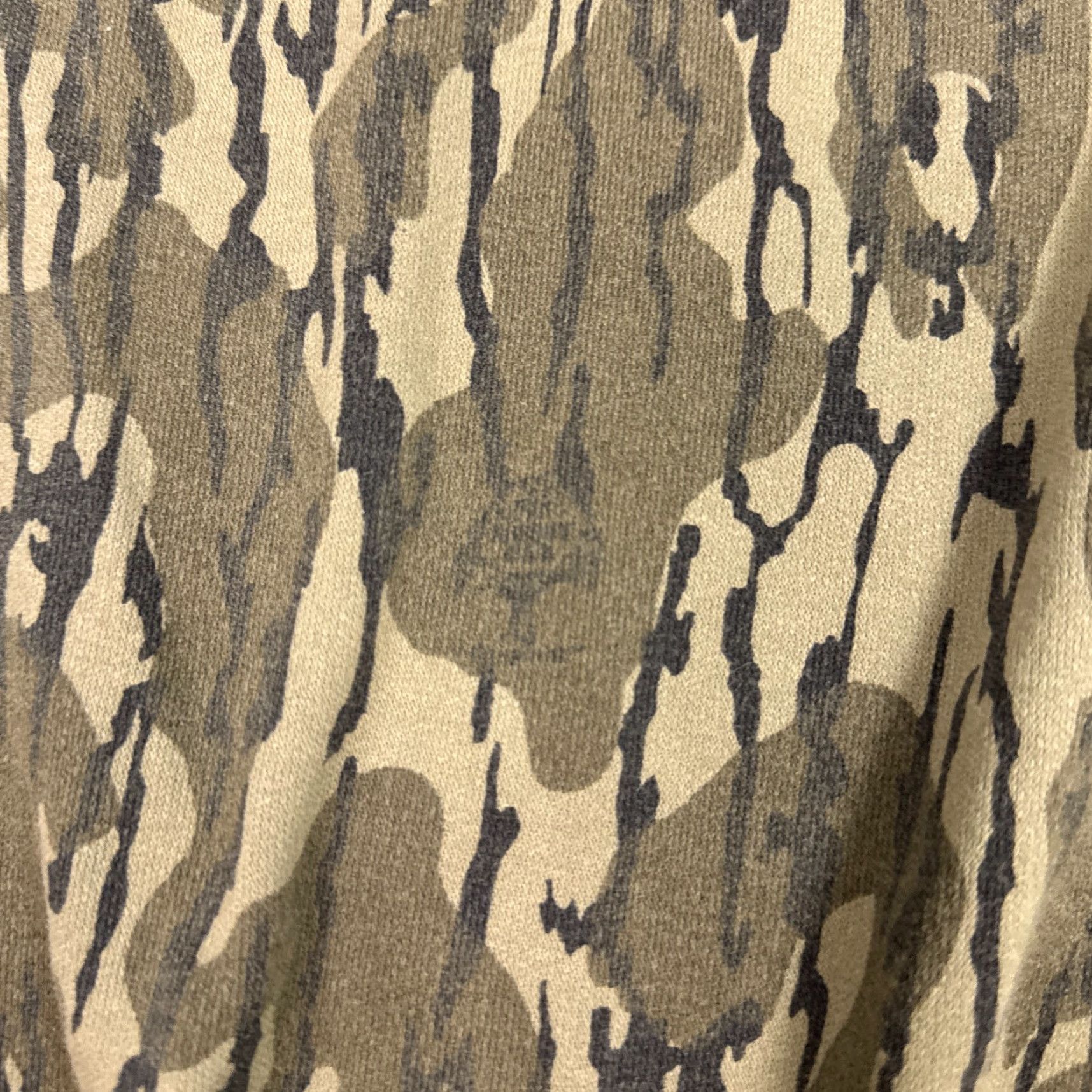 Vintage VINTAGE Mossy Oak Sweatshirt Men Large Bottomland Camo Hunting Crewneck Shirt Mens Green Camouflage Knit Cotton Pullover Vintage 90s? Size US L / EU 52-54 / 3 - 3 Thumbnail