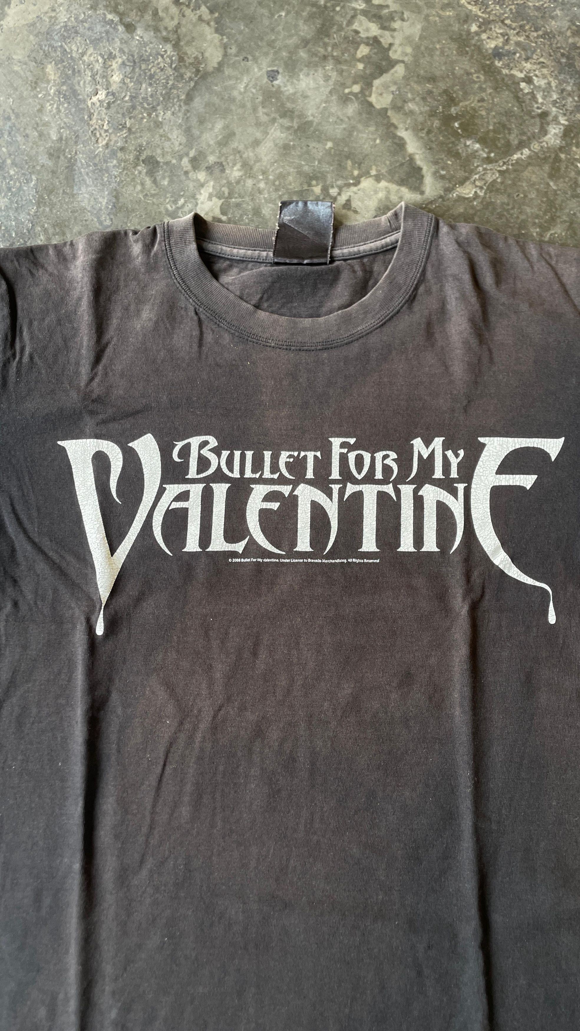 Band Tees 00s BULLET FOR MY VALENTINE JAPAN TOUR TSHIRT Size US S / EU 44-46 / 1 - 2 Thumbnail