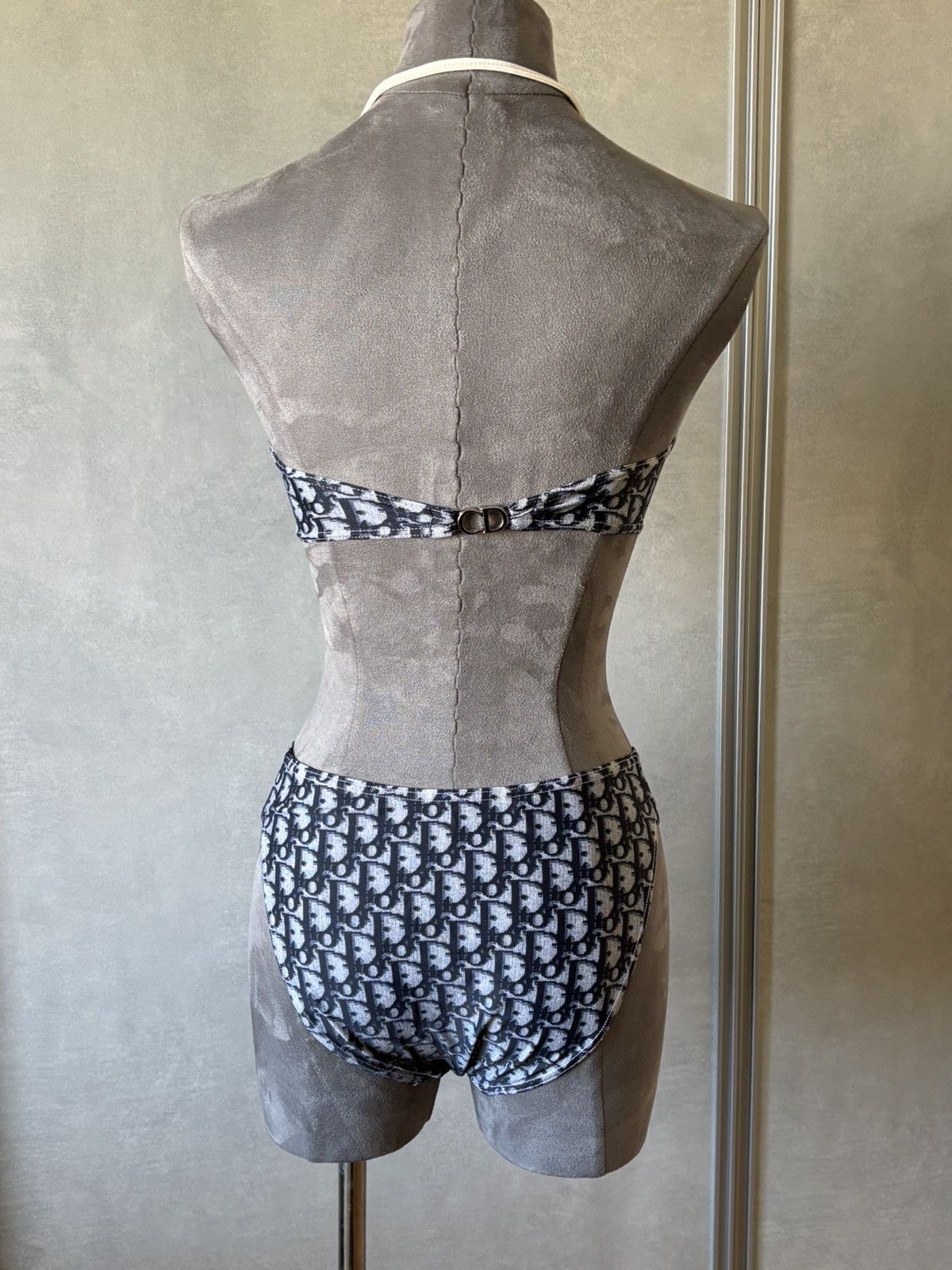 Dior Christian Dior Oblique “Trotter” Bikini Set – 85C – Vintage Size ONE SIZE - 6 Thumbnail
