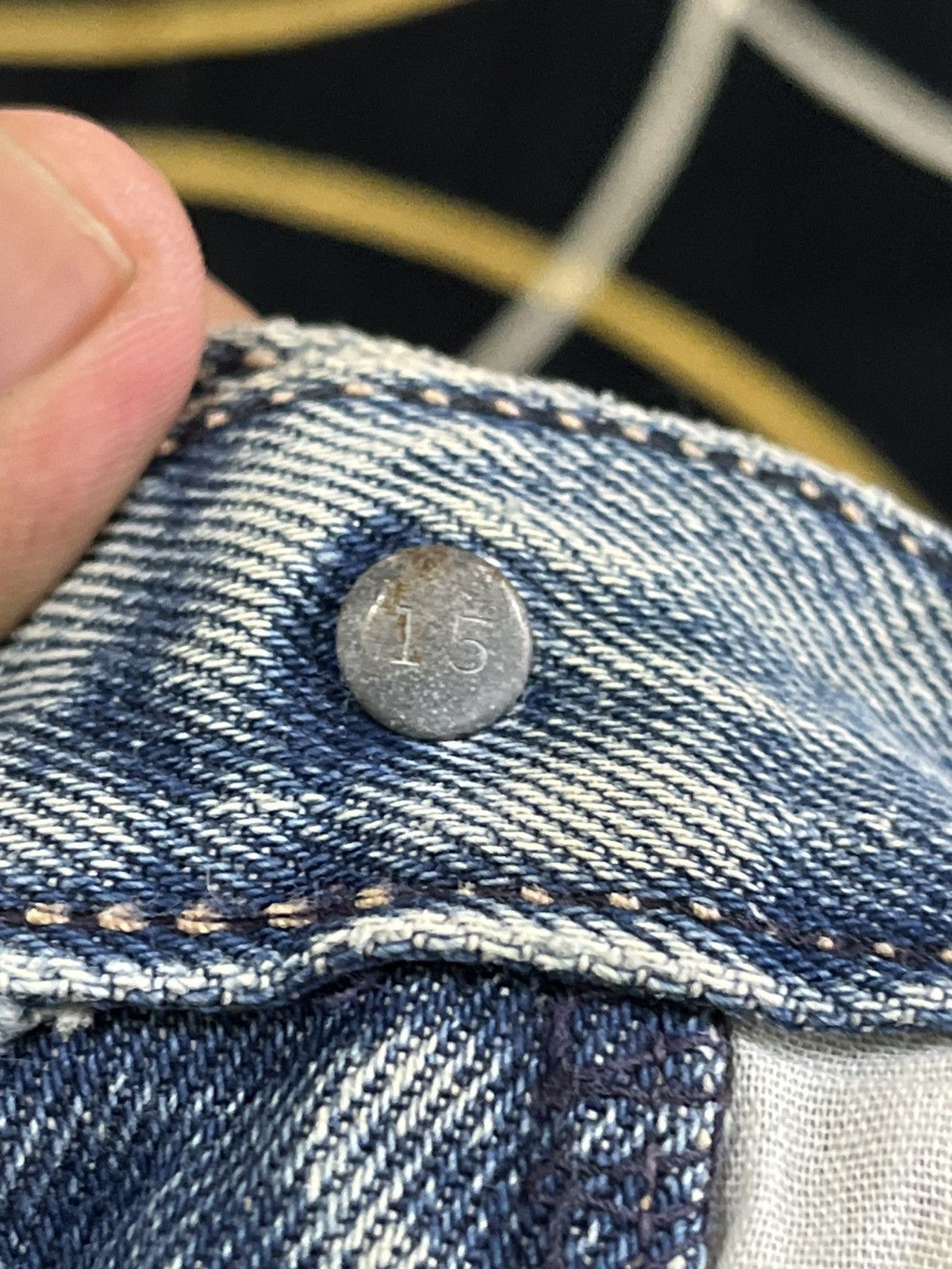 Calvin Klein × Calvin Klein 205W39NYC × Vintage Vintage Calvin Klein Mudwash Ripped Denim Size US 35 - 11 Thumbnail