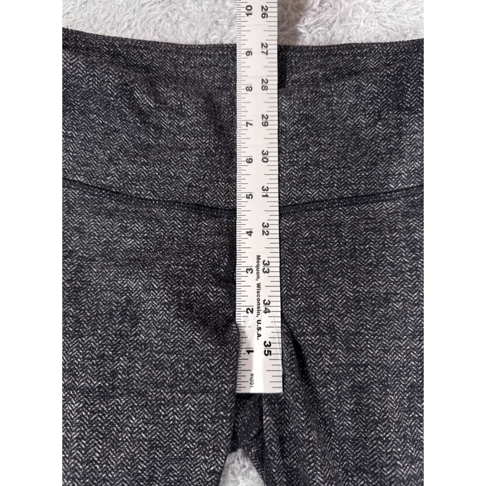 Lululemon Lululemon Wunder Under Pants Womens 8 Gray Textured Luon Fabric W5477S Yoga Activewear Pants 30.5 in Inseam Women Womens Size 30" / US 8 / IT 44 - 7 Thumbnail