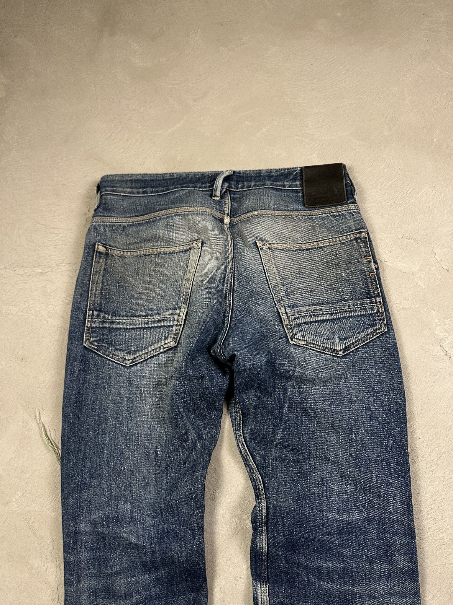 Japanese Brand Vintage Japanese Kuyichi Distressed Y2k Faded Straight Denim Size US 32 / EU 48 - 8 Thumbnail