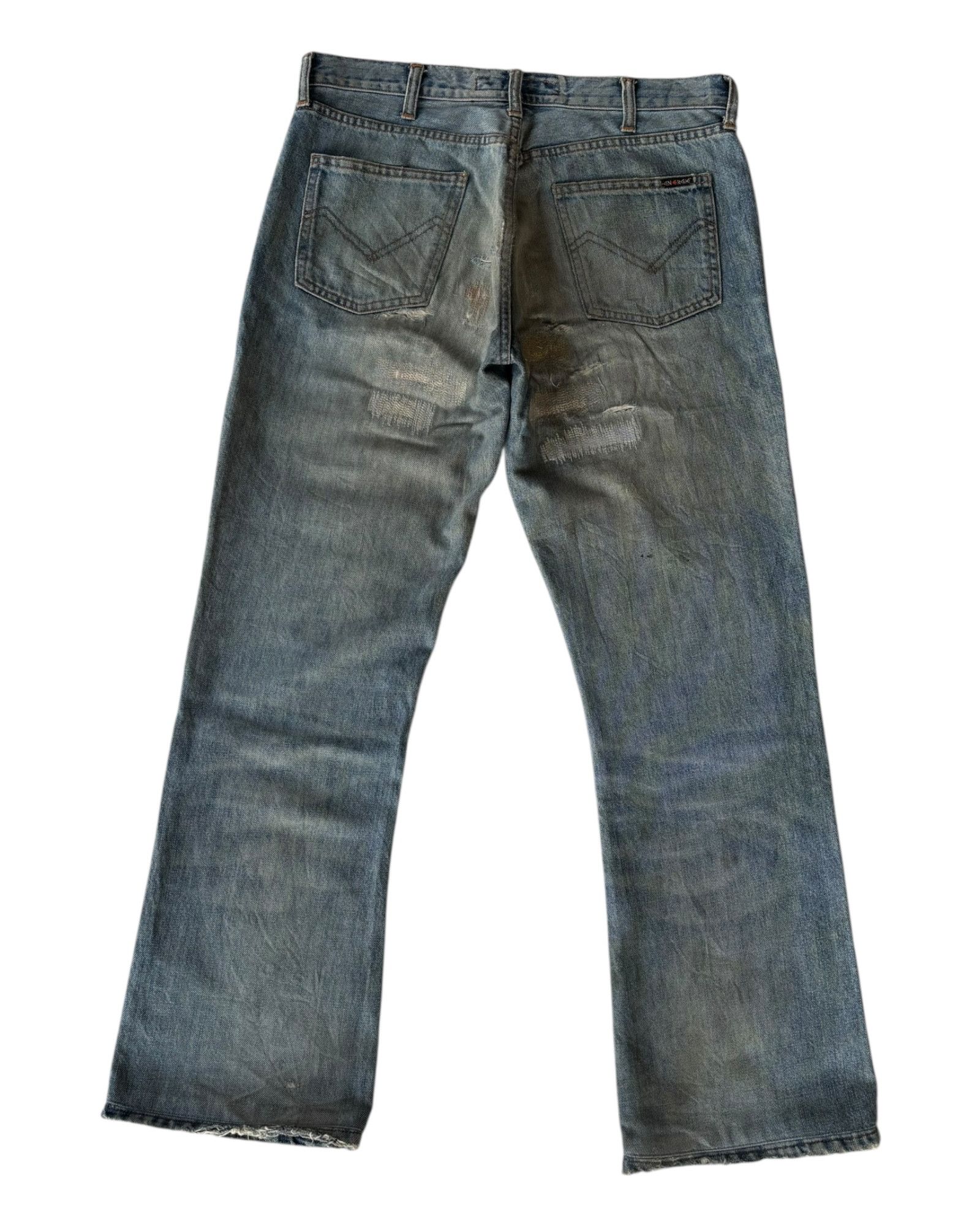 14th Addiction × Energie × If Six Was Nine Vintage Energie Thrashed Rusty Distress Jean Size US 32 / EU 48 - 8 Thumbnail