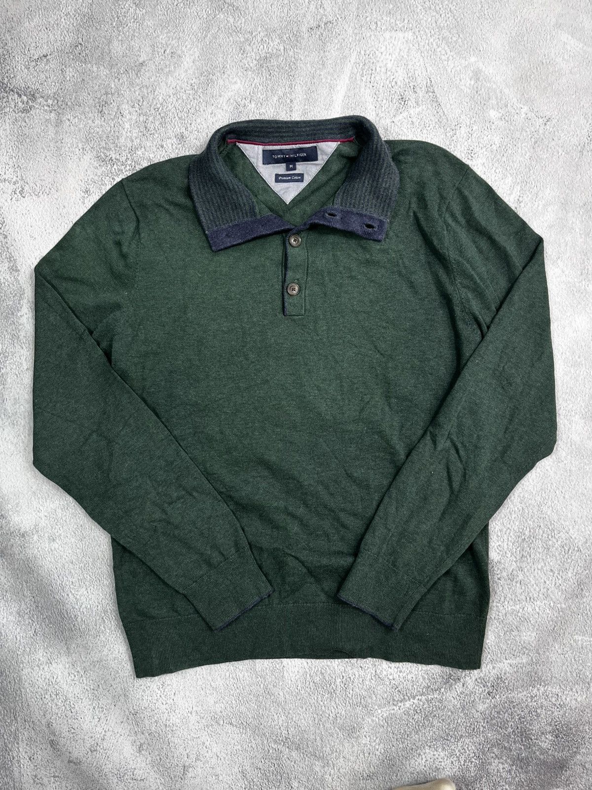 Tommy Hilfiger Vintage Y2K Tommy Hilfiger 1/4 quarter sweater oldmoney M Size US M / EU 48-50 / 2 - 5 Thumbnail