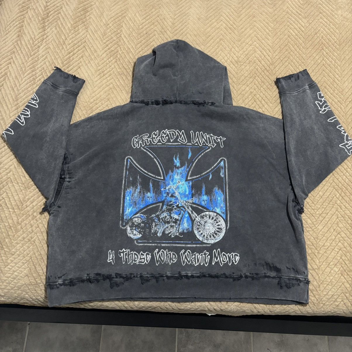 Greedy Unit Greedy Unit Thrashed Choppers Hoodie Size US S / EU 44-46 / 1 - 4 Thumbnail