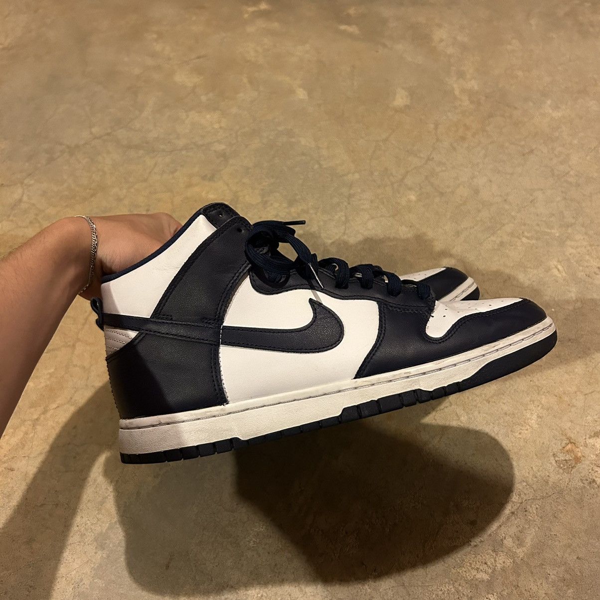 Nike Nike Dunk High Villanova Championship Navy 2021 US 11 Size US 11 / EU 44 - 5 Thumbnail