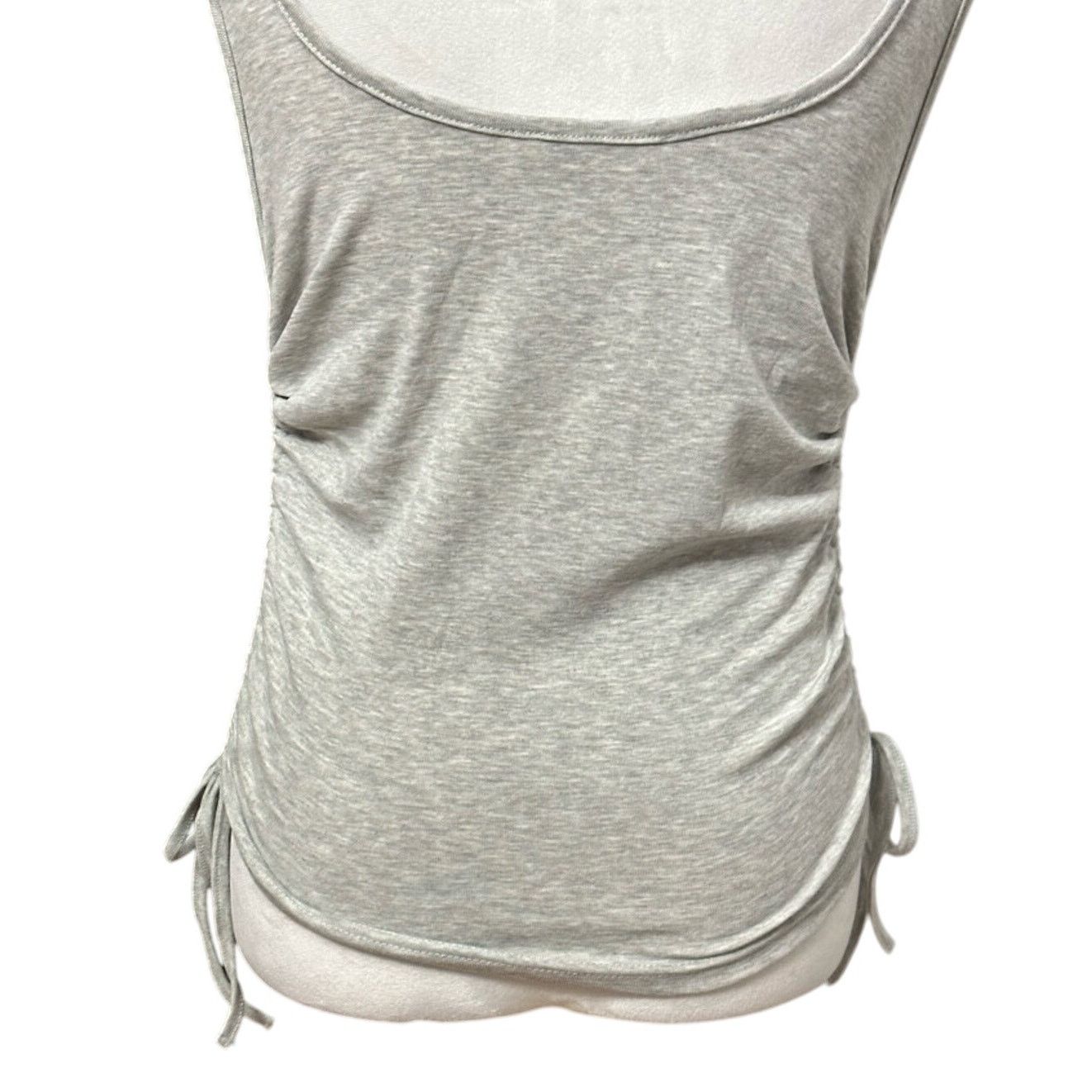 Other 4th + Reckless Tank Gray Sleeveless Scoop Neck Ruched M New Size M / US 6-8 / IT 42-44 - 7 Thumbnail