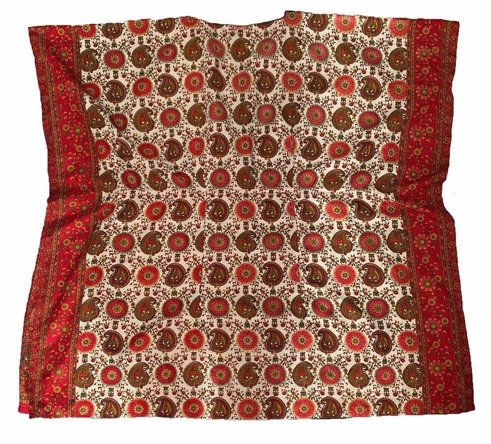 Designer Pre Owned Red Hand Made Blouse L Size L / US 10 / IT 46 - 3 Thumbnail