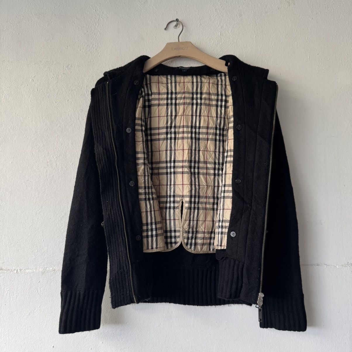 Burberry Burberry Knit Wool Hooded Duffle Coat Size US S / EU 44-46 / 1 - 13 Thumbnail