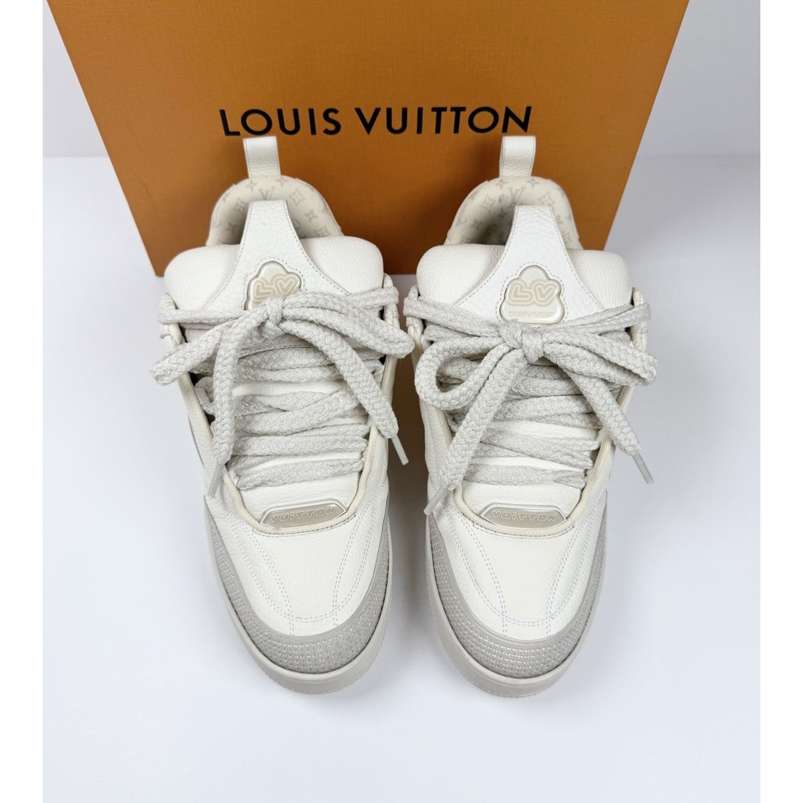 Louis Vuitton Size 10LV/11US - Louis Vuitton Skate White Trainers Size US 11 / EU 44 - 4 Thumbnail