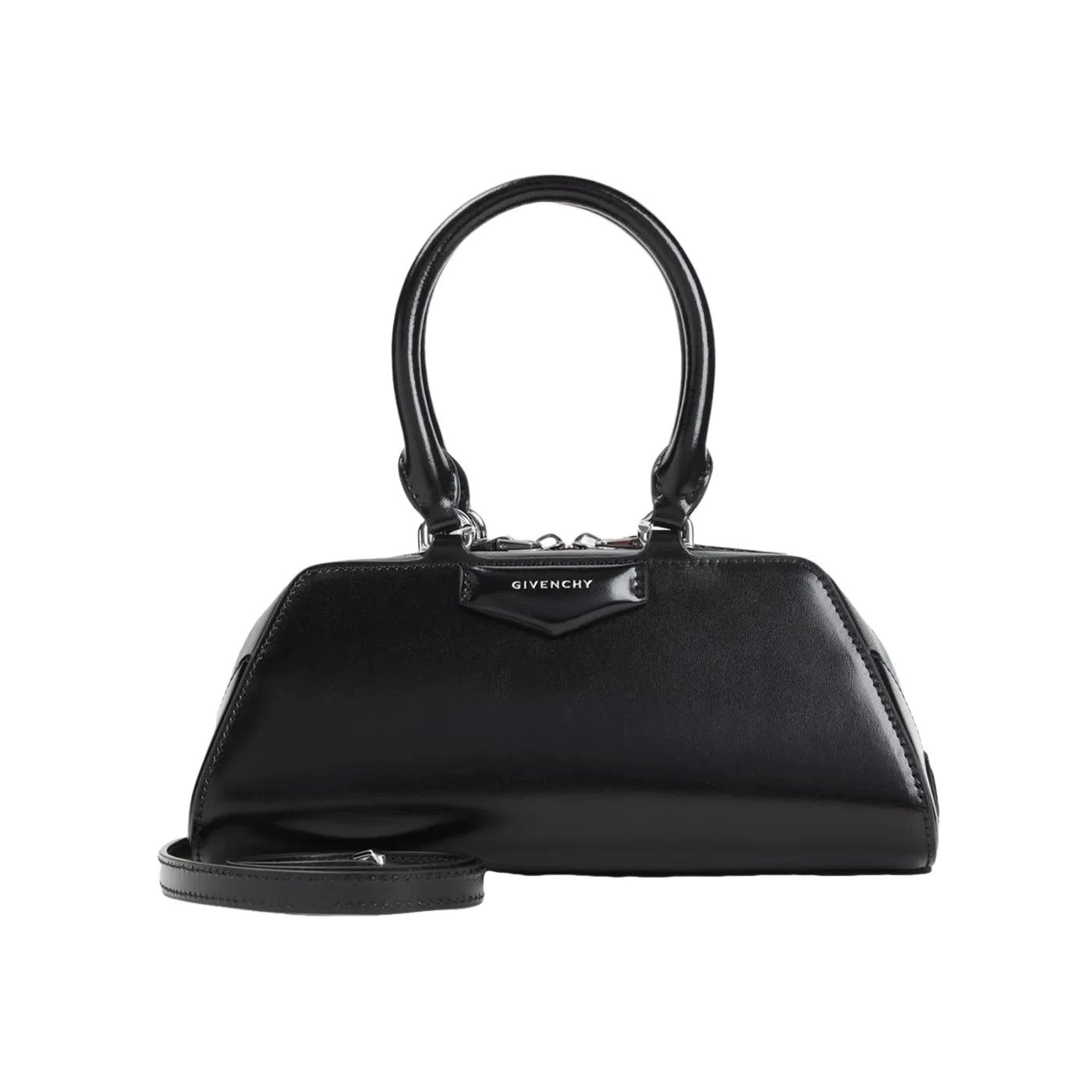 Givenchy GIVENCHY Antigona Mini Black East-West Handbag Size ONE SIZE - 1 Thumbnail