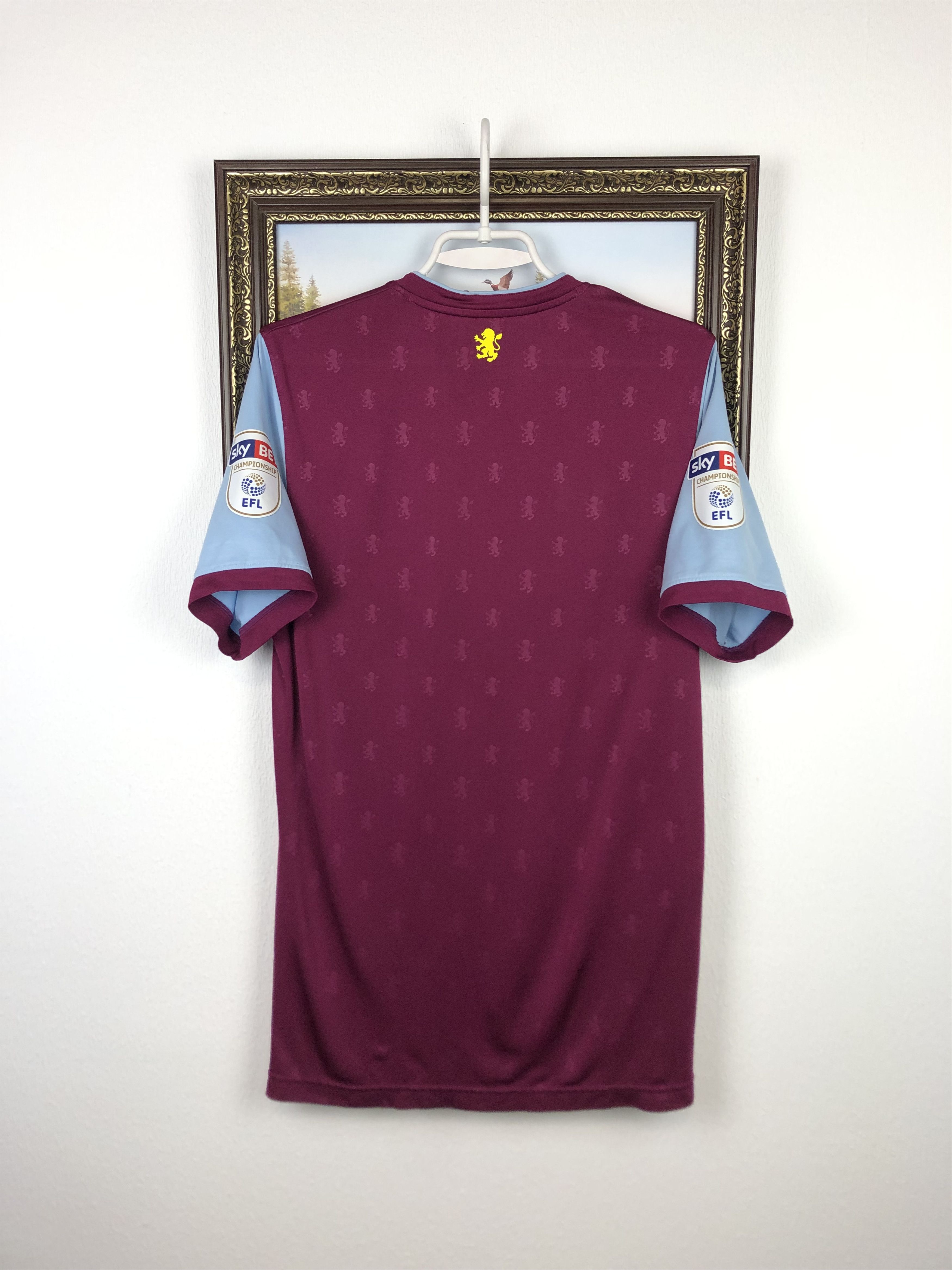 Under Armour Aston Villa football shirt 2017 Soccer Jersey Mens Trikot Size US M / EU 48-50 / 2 - 9 Thumbnail