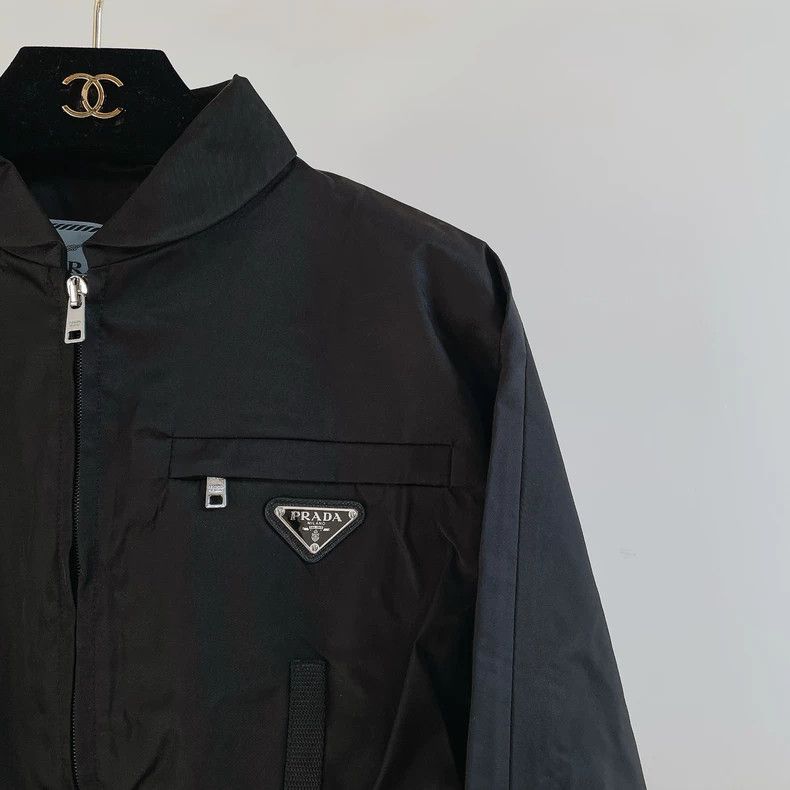 Prada Prada Black casual jacket Size S / US 4 / IT 40 - 3 Thumbnail