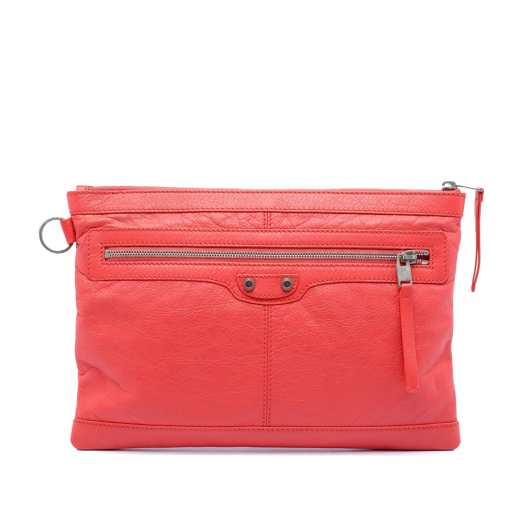 Balenciaga Balenciaga Lambskin Motocross Classic Clip M Clutch Size ONE SIZE - 1 Thumbnail
