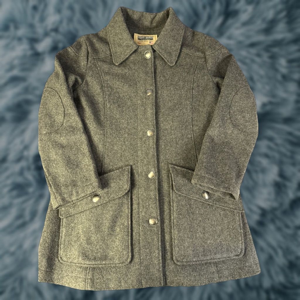 Vintage Stormy Kromer Mackinaw Wool Peacoat Coat Jacket Gray Women’s S Small Size S / US 4 / IT 40 - 1 Thumbnail