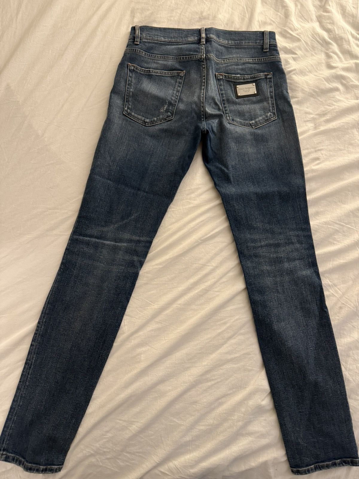 Dolce & Gabbana Dolce & Gabbana Blue Wash Skinny Fit Jeans Size 50 (34 US) Size US 34 / EU 50 - 3 Thumbnail