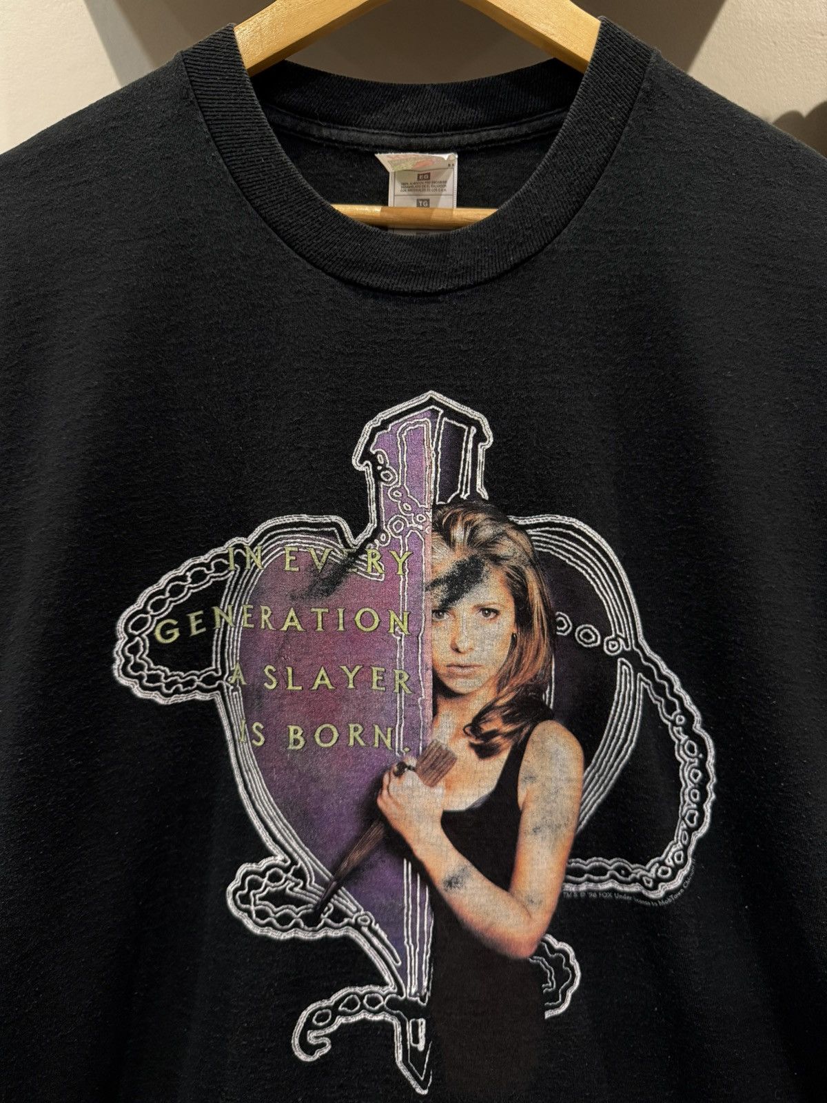 Other Vintage 90s Buffy T-Shirt Size US XL / EU 56 / 4 - 3 Thumbnail