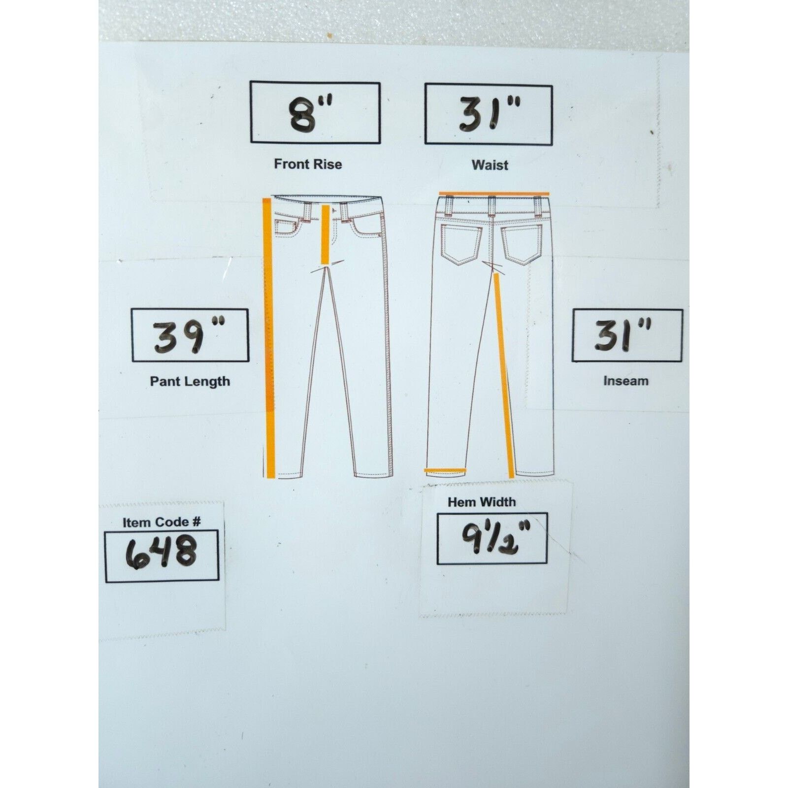 7 For All Mankind 7 For All Mankind Dojo Button Zip Jeans Womens Size 28 Black Size 31" - 9 Thumbnail
