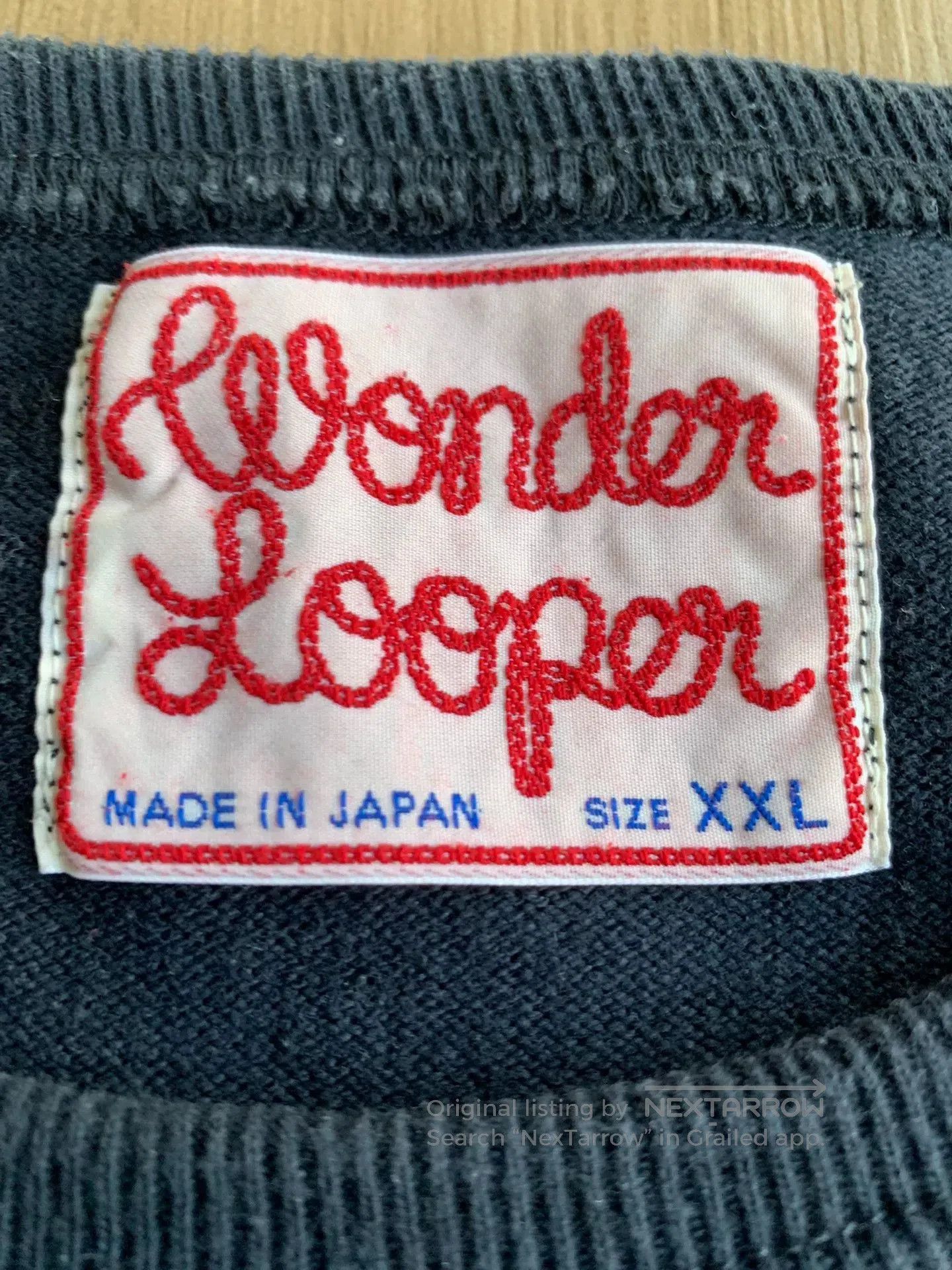 Wonderlooper heavy cotton short sleeve t. Size US XXL / EU 58 / 5 - 2 Thumbnail