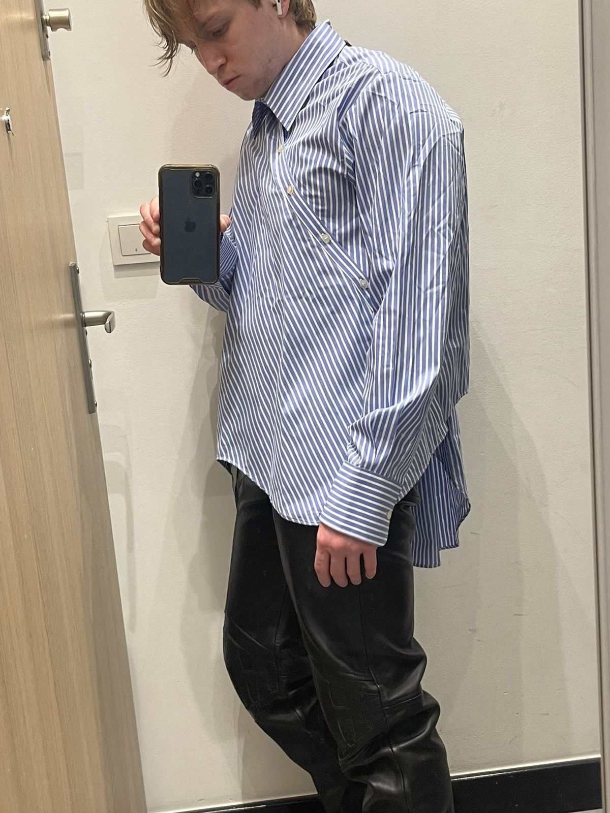Viktor & Rolf !DS! FW22 Viktor & Rolf Floating Away Reconstructed Shirt Size US L / EU 52-54 / 3 - 4 Thumbnail