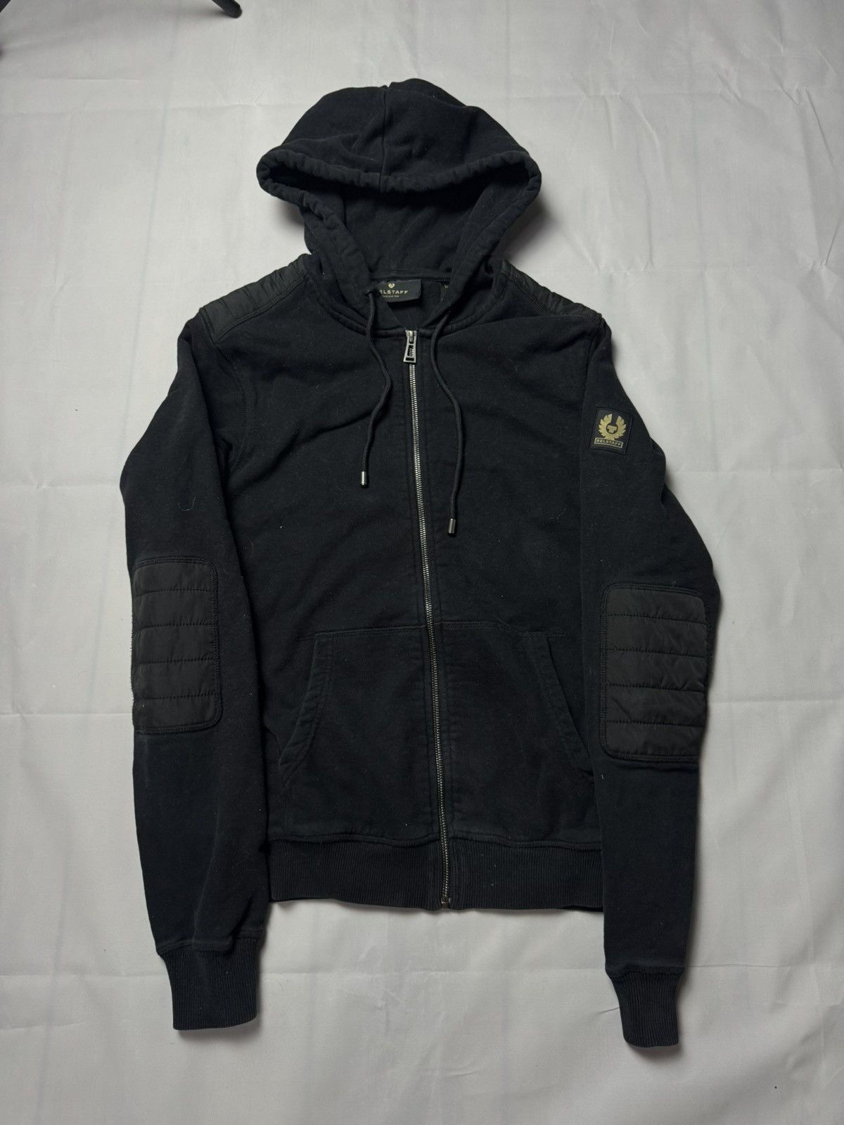 Belstaff Belstaff Nylon Panel Zip Hoodie | Size M (true to size) Size US M / EU 48-50 / 2 - 1 Thumbnail
