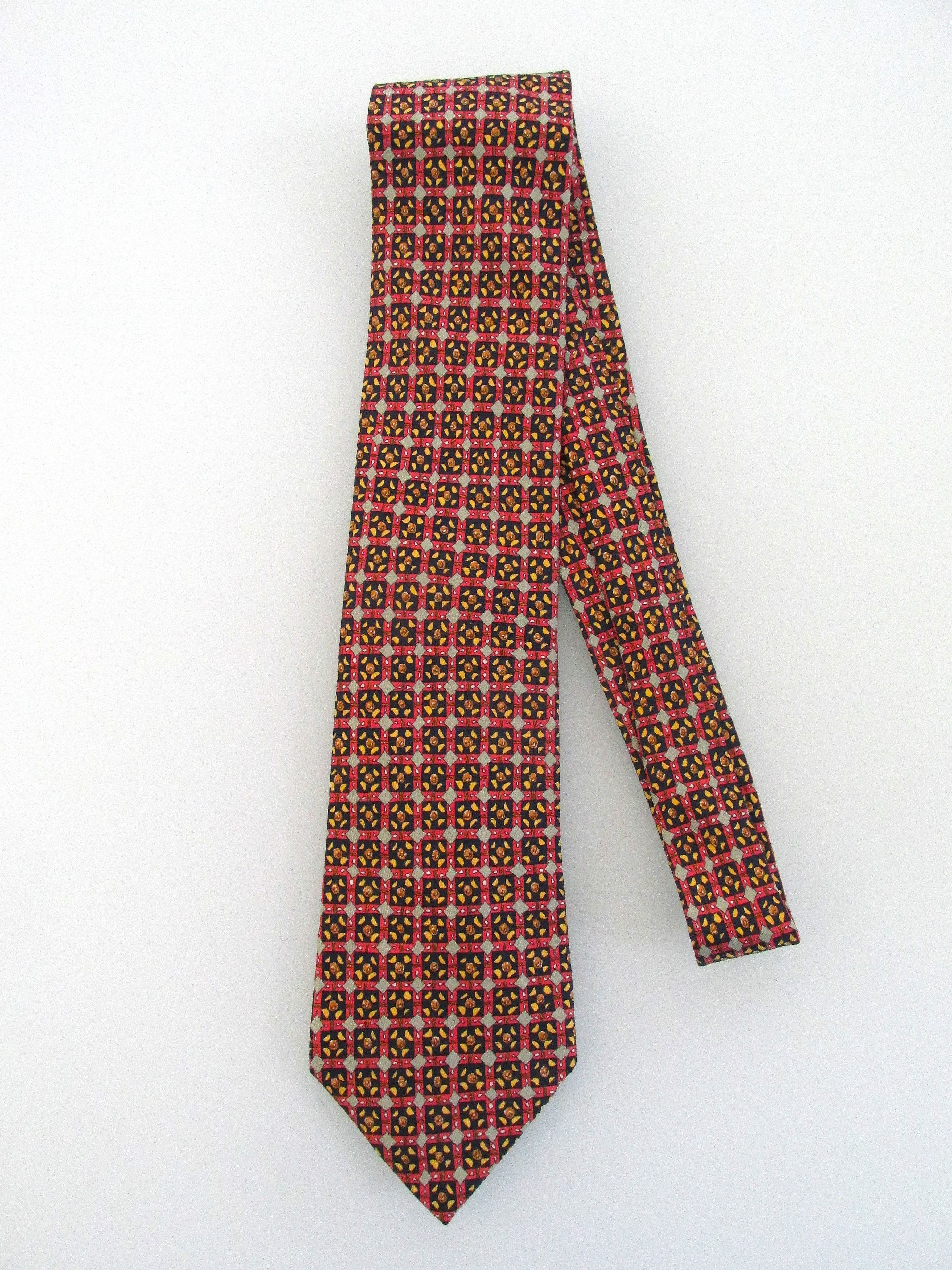 Hermes Hermes Vintage Men's Silk Tie Size ONE SIZE - 1 Thumbnail