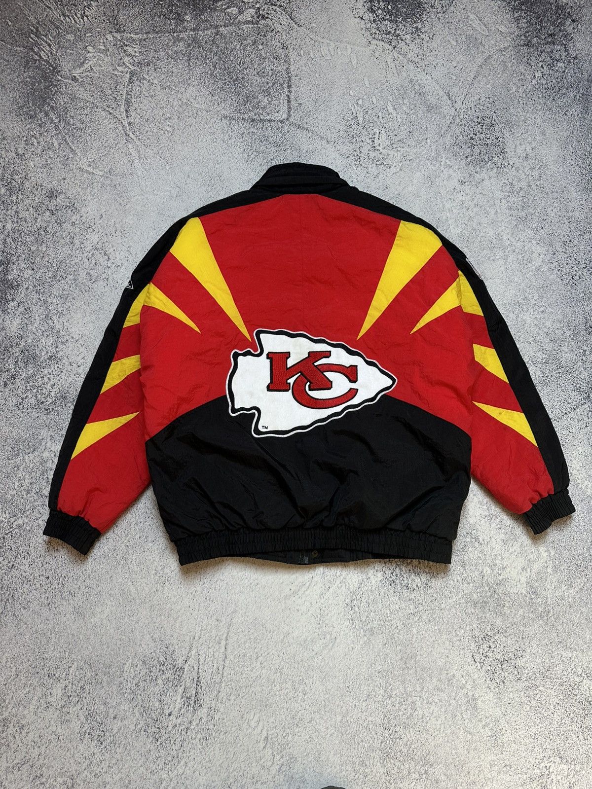 Apex One Vntg 80s NFL Kansas City Chiefs Pro Line by Apex One Jacket Size US M / EU 48-50 / 2 - 14 Thumbnail