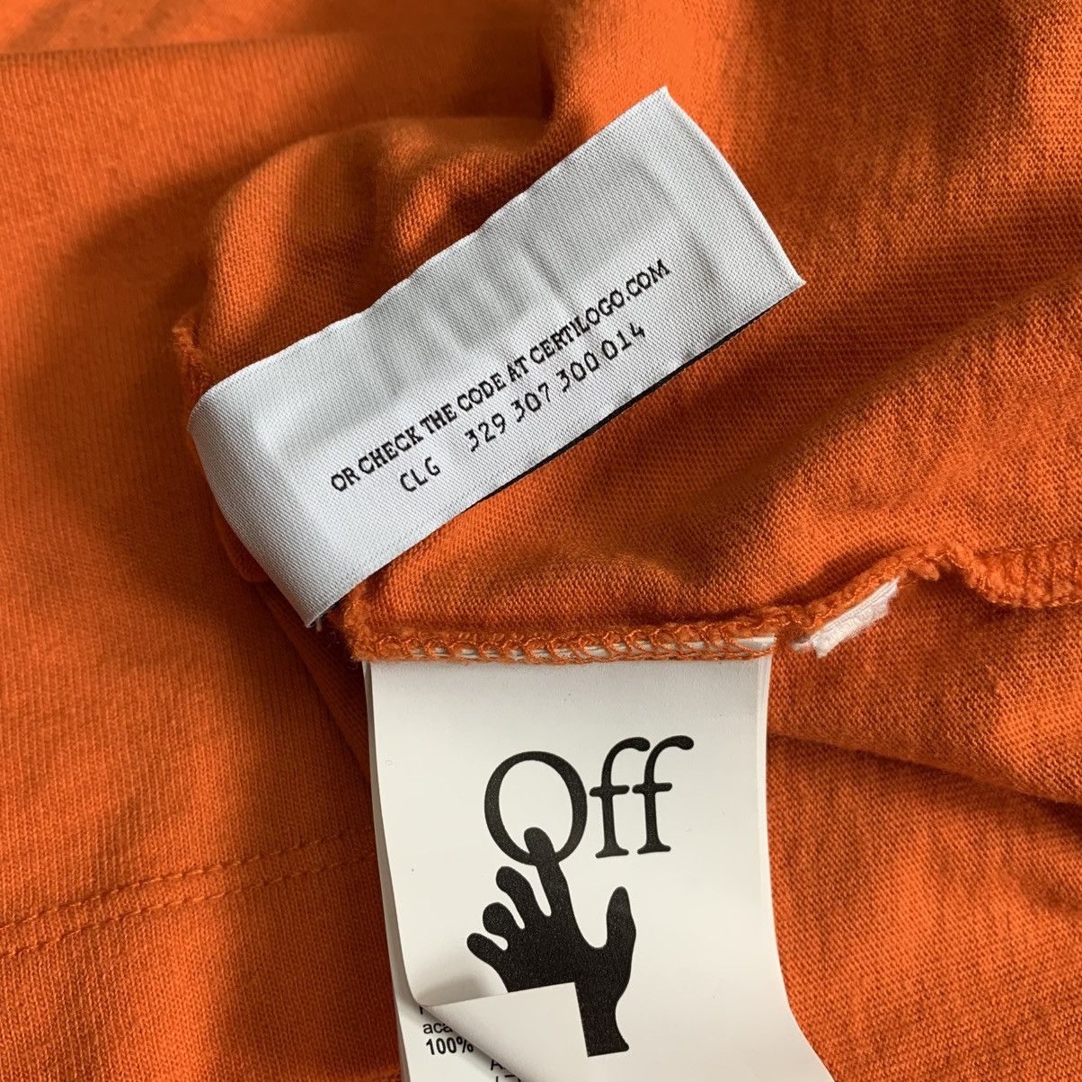 Off-White Off White XL Tee Marker Arrows Orange T-Shirt Virgil Abloh Size US XL / EU 56 / 4 - 12 Thumbnail
