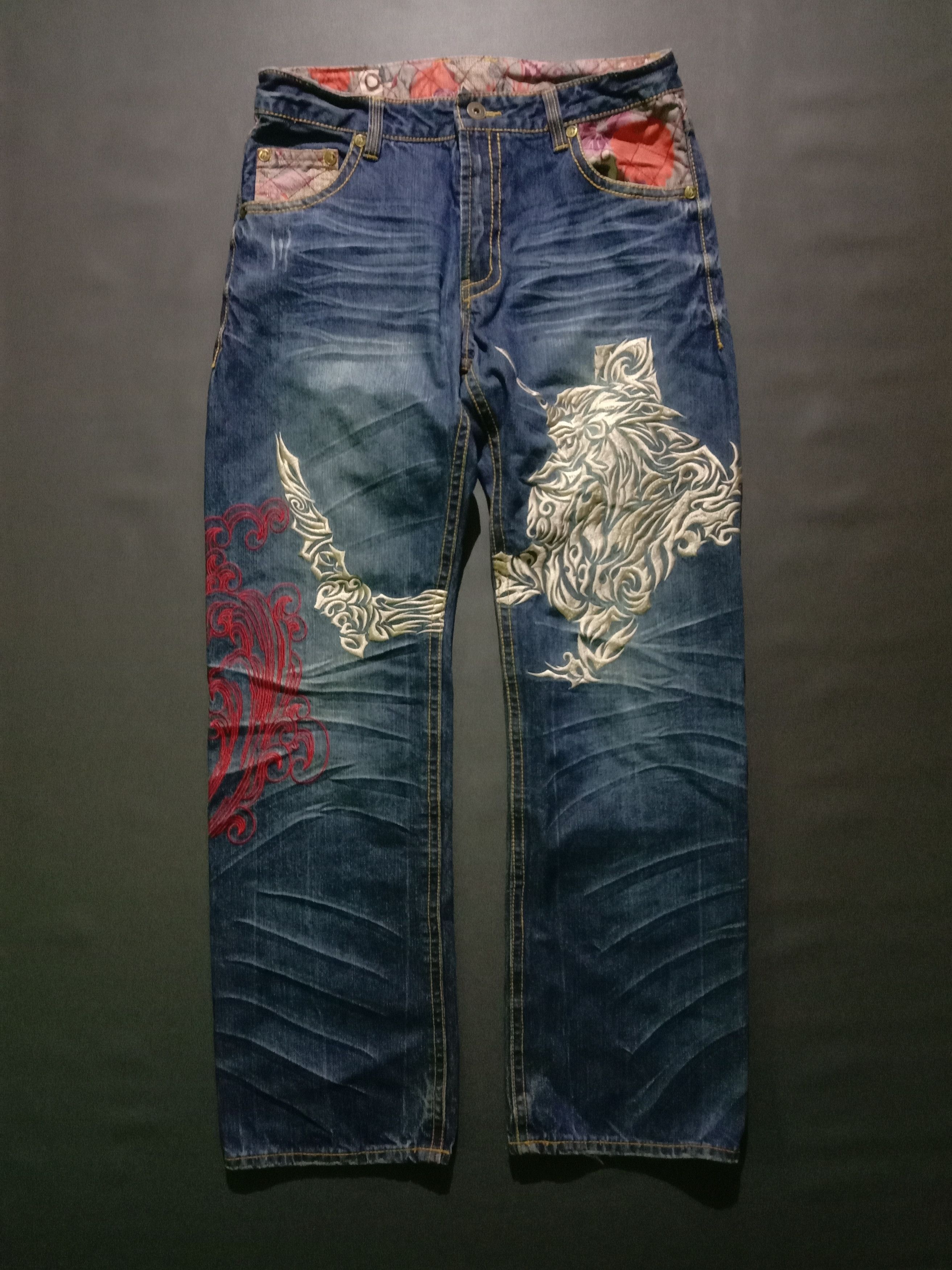 Anime Vintage Nishiki x Evangelion x Miyabi Musubi x OrientalBrand Size US 34 / EU 50 - 2 Thumbnail